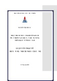 Luận văn Thạc sĩ chuyên ngành Chính sách công: Thực thi chính sách khuyến khích phát triển vật liệu xây không nung trên địa bàn tỉnh Hà Nam
