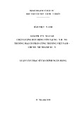Luận văn Thạc sĩ chuyên ngành Tài chính ngân hàng: Giải pháp nâng cao chất lượng huy động vốn tại ngân hàng Thương mại cổ phần Công thương Việt Nam - Chi nhánh Thanh Xuân