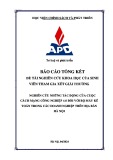 Đề tài nghiên cứu khoa học: Nghiên cứu những tác động của cuộc cách mạng công nghiệp 4.0 đối với bộ máy kế toán trong các doanh nghiệp trên địa bàn Hà Nội