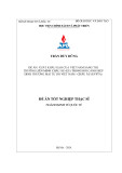 Đề án tốt nghiệp Thạc sĩ Kinh tế quốc tế: Xuất khẩu gạo của Việt Nam sang thị trường Liên minh châu Âu (EU) trong bối cảnh Hiệp định Thương mại tự do Việt Nam - châu Âu (EVFTA)
