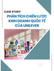 Case study: Phân tích chiến lược kinh doanh quốc tế của Unilever